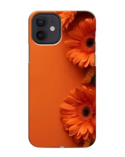 Чохол для iPhone 12 з картинкою «Помаранчеві гербери»