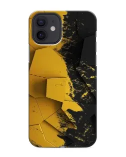 Чохол для iPhone 12 з картинкою «Золоті уламки геометрії»