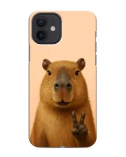 Чохол для iPhone 12 з картинкою «Капібара вікторія» Чохол для iPhone 12 з картинкою «Капібара вікторія»
