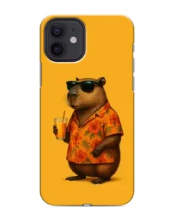 Чохол для iPhone 12 з картинкою «Капібара на відпочинку» Чохол для iPhone 12 з картинкою «Капібара на відпочинку»