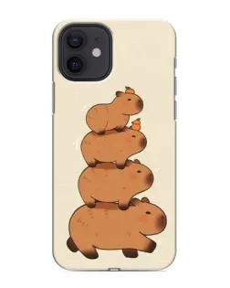 Чохол для iPhone 12 з картинкою «Вежа з капібар» Чохол для iPhone 12 з картинкою «Вежа з капібар»