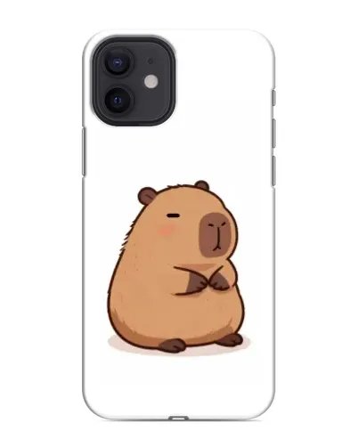 Чохол для iPhone 12 з картинкою «Товстенька капібара»