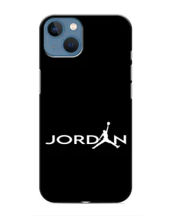 Чехол для iPhone 13 Mini с картинкой «Jordan White Logo»
