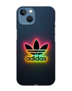 Чохол для iPhone 13 Mini з картинкою «Неоновий Adidas»