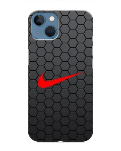 Чохол для iPhone 13 Mini з картинкою «Nike — карбонова сітка»