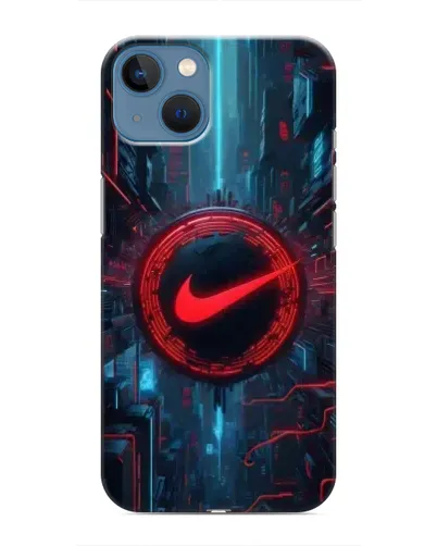 Чохол для iPhone 13 Mini з картинкою «Техногенний стиль Nike»
