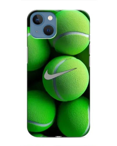 Чохол для iPhone 13 Mini з картинкою «Тенісні м'ячі Найк»