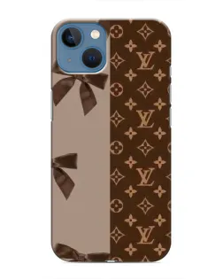 Чохол для iPhone 13 Mini з картинкою «Louis Vuitton — банти»