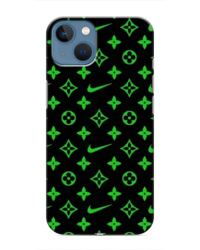 Чохол для iPhone 13 Mini з картинкою «Неоновий принт LV»