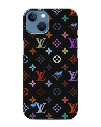 Чохол для iPhone 13 Mini з картинкою «Кольорова монограма LV»