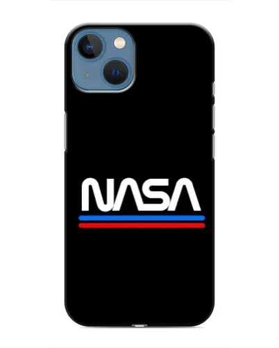 Чохол для iPhone 13 Mini з картинкою «NASA — класика Red Blue»