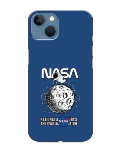 Чохол для iPhone 13 Mini з картинкою «NASA — місячна місія»
