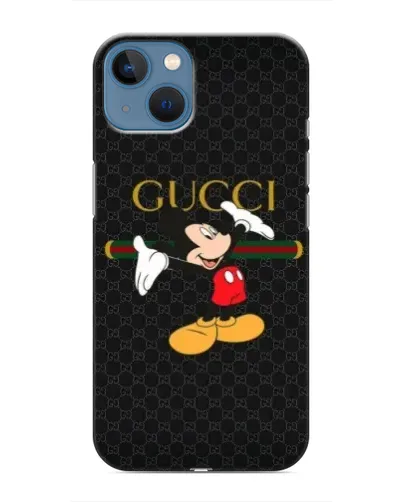 Чехол для iPhone 13 Mini с картинкой «Микки Маус Gucci»
