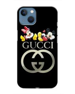 Чехол для iPhone 13 Mini с картинкой «Gucci — герои Disney»