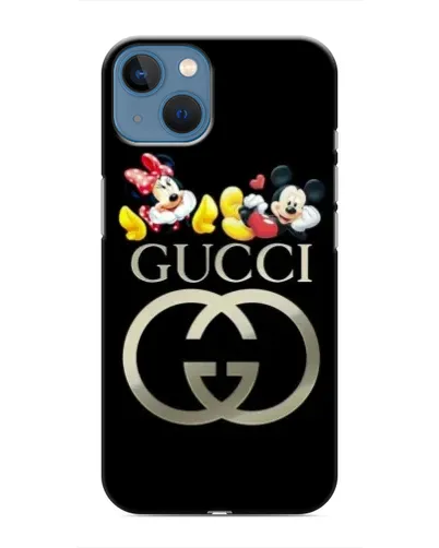 Чехол для iPhone 13 Mini с картинкой «Gucci — герои Disney»