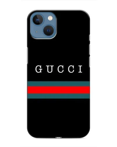 Чехол для iPhone 13 Mini с картинкой «Gucci — красный пояс»