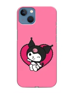 Чохол для iPhone 13 Mini з картинкою «Kuromi — любов у серці» Чохол для iPhone 13 Mini з картинкою «Kuromi — любов у серці»