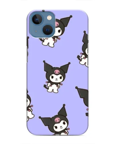 Чохол для iPhone 13 Mini з картинкою «Паттерн з Kuromi»