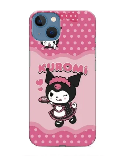 Чохол для iPhone 13 Mini з картинкою «Kuromi в окулярах»