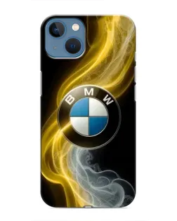 Чохол для iPhone 13 Mini з картинкою «Золотистий дим BMW»