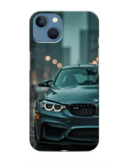 Чохол для iPhone 13 Mini з картинкою «BMW у вогнях міста»