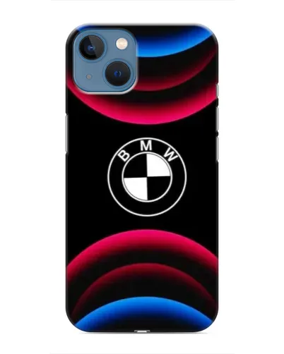 Чохол для iPhone 13 Mini з картинкою «Логотип BMW та неонові дуги» Чохол для iPhone 13 Mini з картинкою «Логотип BMW та неонові дуги»