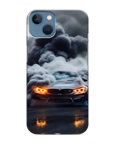 Чохол для iPhone 13 Mini з картинкою «BMW у диму» Чохол для iPhone 13 Mini з картинкою «BMW у диму»