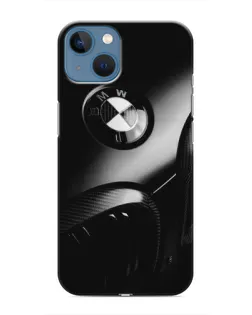 Чохол для iPhone 13 Mini з картинкою «Емблема BMW — макро»