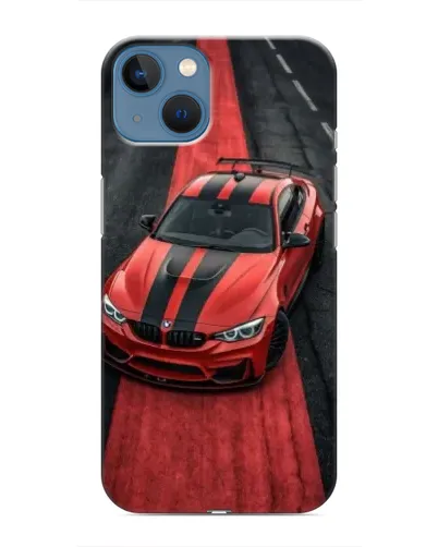 Чохол для iPhone 13 Mini з картинкою «BMW на червоній доріжці» Чохол для iPhone 13 Mini з картинкою «BMW на червоній доріжці»