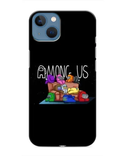 Чохол для iPhone 13 Mini з картинкою «Логотип Among Us»