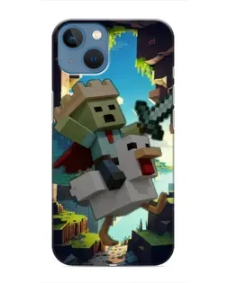 Чохол для iPhone 13 Mini з картинкою «Стів та гусь»