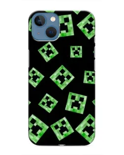 Чохол для iPhone 13 Mini з картинкою «Паттерн з кріперами»