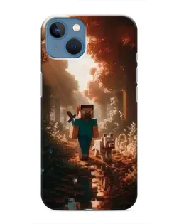 Чохол для iPhone 13 Mini з картинкою «Стів у лісі»