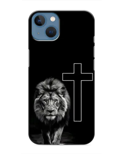 Чохол для iPhone 13 Mini з картинкою «Лев та Хрест»