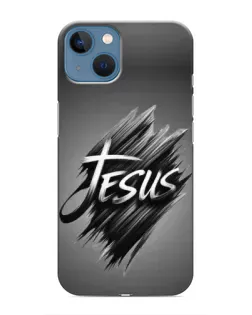 Чохол для iPhone 13 Mini з картинкою «Напис Jesus Graffiti»