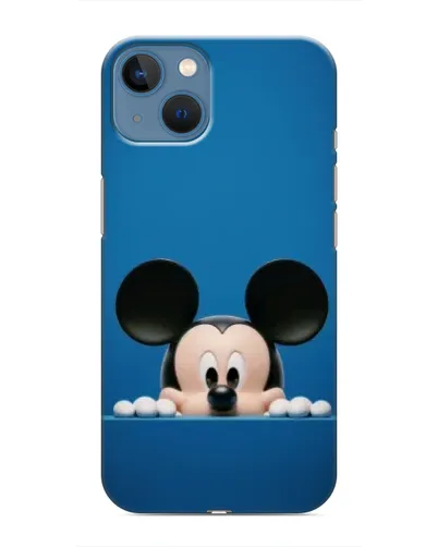 Чохол для iPhone 13 Mini з картинкою «Міккі виглядає»