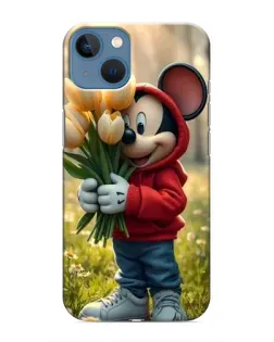 Чохол для iPhone 13 Mini з картинкою «Міккі з тюльпанами» Чохол для iPhone 13 Mini з картинкою «Міккі з тюльпанами»