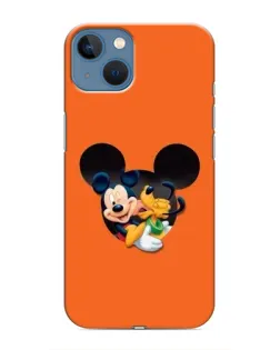 Чохол для iPhone 13 Mini з картинкою «Серце Міккі Мінні»