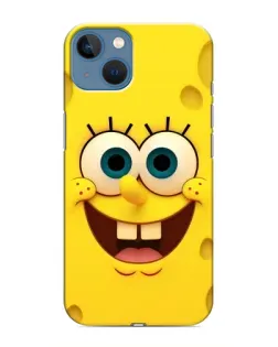 Чохол для iPhone 13 Mini з картинкою «Губка Боб посмішка»