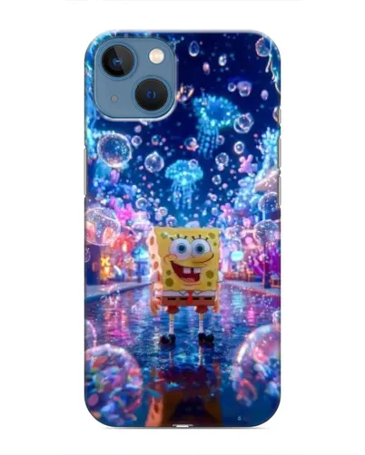 Чохол для iPhone 13 Mini з картинкою «Неоновий океан»
