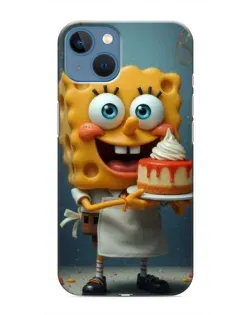 Чохол для iPhone 13 Mini з картинкою «Кухар Спанч Боб»