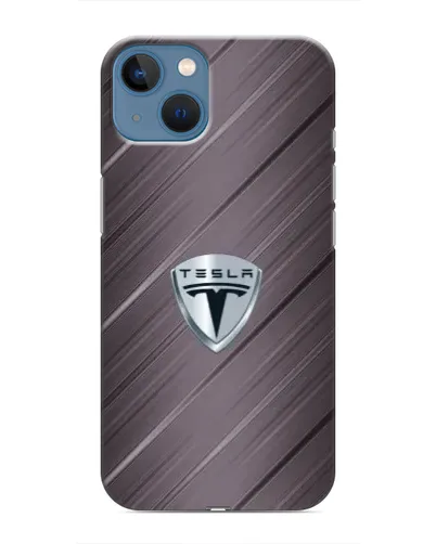Чохол для iPhone 13 Mini з картинкою «Металева текстура Tesla»