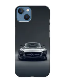 Чехол для iPhone 13 Mini с картинкой «Mercedes на черном»