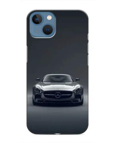 Чехол для iPhone 13 Mini с картинкой «Mercedes на черном»