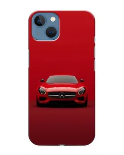 Чехол для iPhone 13 Mini с картинкой «Красный Mercedes AMG»