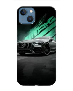 Чохол для iPhone 13 Mini з картинкою «Темний Mercedes AMG»