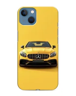 Чохол для iPhone 13 Mini з картинкою «Жовтий Mercedes GT»