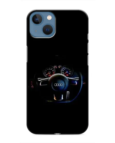 Чохол для iPhone 13 Mini з картинкою «Салон Audi — кермо» Чохол для iPhone 13 Mini з картинкою «Салон Audi — кермо»