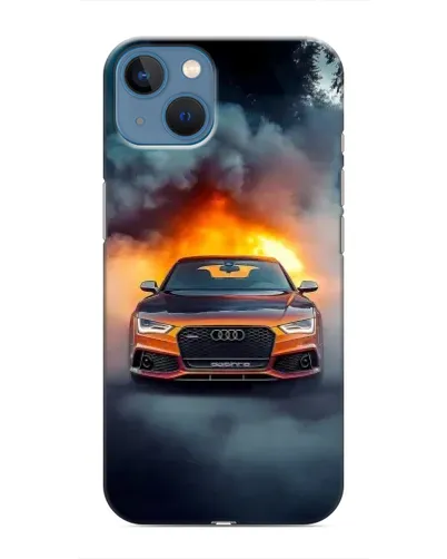 Чохол для iPhone 13 Mini з картинкою «Audi у вогняному диму» Чохол для iPhone 13 Mini з картинкою «Audi у вогняному диму»