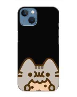 Чохол для iPhone 13 Mini з картинкою «Пушин на чорному»